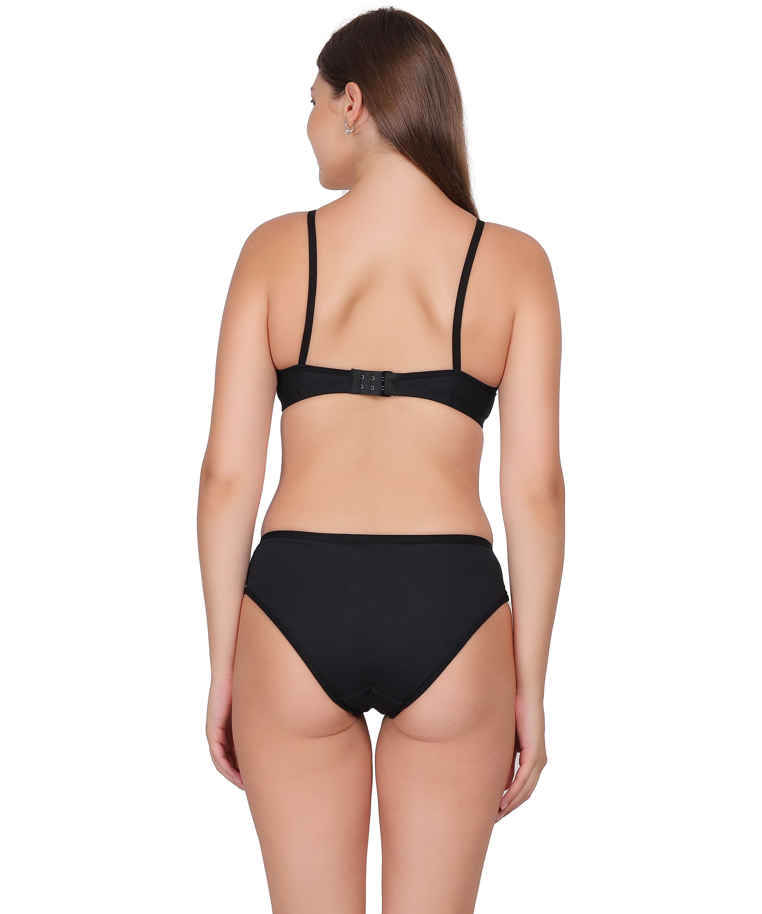 Full-Coverage Lingerie Set: Natural Shape