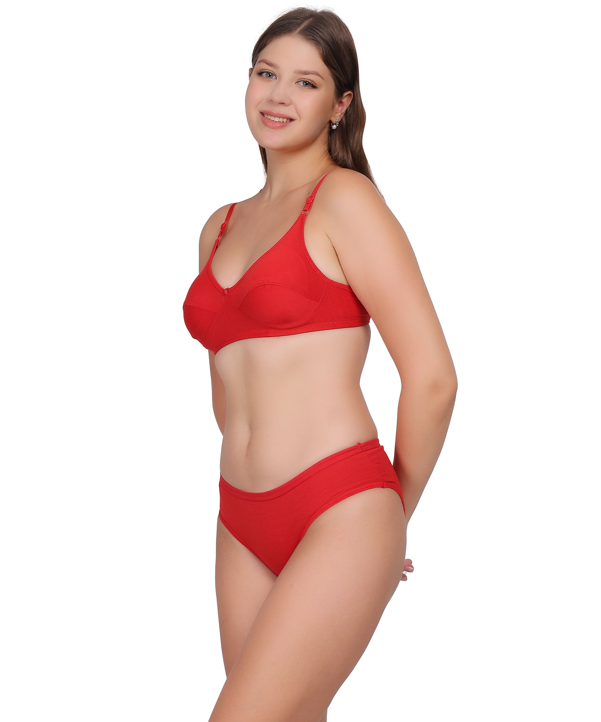 Full-Coverage Lingerie Set: Natural Shape