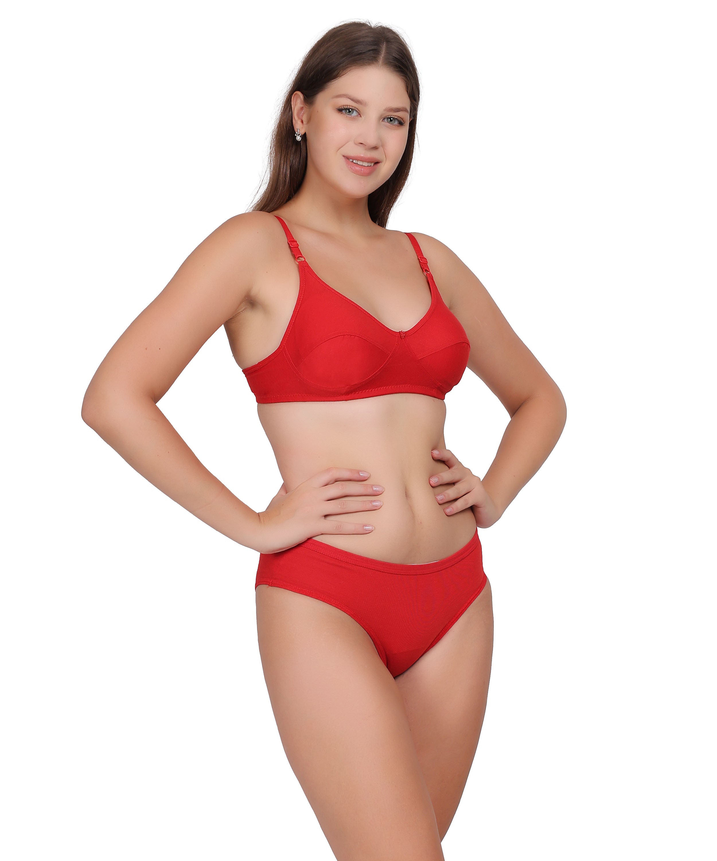 Full-Coverage Lingerie Set: Natural Shape