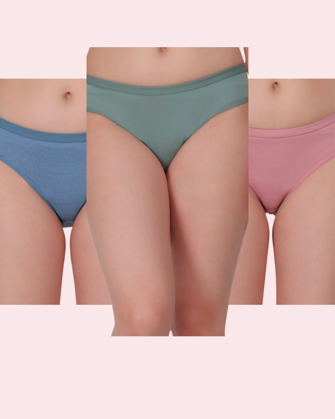 Seamless Comfort: Nudiva Everyday Panties (Pack Of 3)