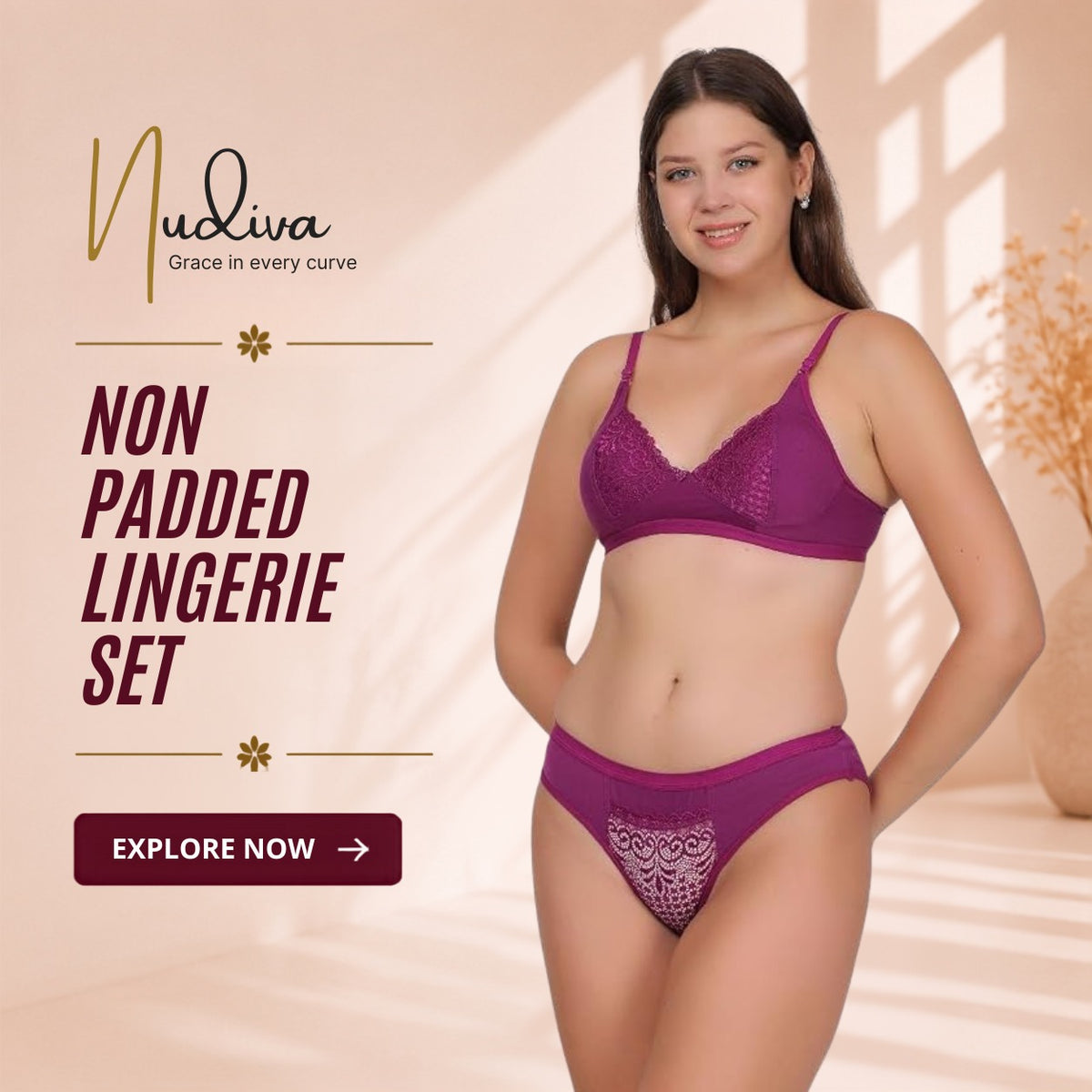 Non Padded Lingerie Set